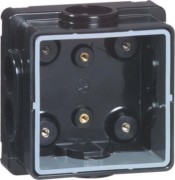 Einlassdose 1-fach sw Einbautiefe 70-90mm D 2271 DO 
