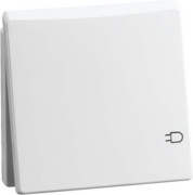 SCHUKO-Steckdose sw 16A 250V Abdeckung D 95.6511.19 K 