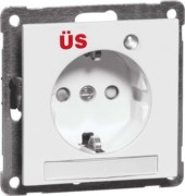 SCHUKO-Steckdose rws 16A 250V 2-pol.Licht D 20.6611.022 ÜS/25 