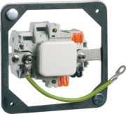 Druckschaltereinsatz alu 10A 250V D 326 ES WE 