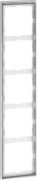 Rahmen 5-fach rws/chr waage/senkrecht D 95.575.02.60 