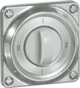 Drehschalter alu guss mit Oberteil D 336.69 T AGU WE 