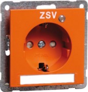 SCHUKO-Steckdose orange 16A 250V 2-pol.ZSV D20.6611.332GLKNAZSV 