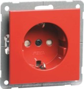 Steckdose SCHUKO rot ohne Krallen H 20.6511.362 
