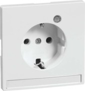Steckdose SCHUKO Beschrift., reinweiß D 95.6611.02 GLK NA 