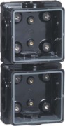 Einlassdose 2-fach sw Einbautiefe bis 75mm D 2270/2 DO 