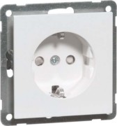 SCHUKO-Steckdose alu 16A 250V 2-pol. D 20.6511.702 