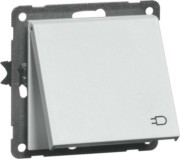 SCHUKO-Steckdose alu 16A 250V 2-pol. D 20.6511.702 K 