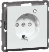SCHUKO-Steckdose anth 16A 250V 2-pol.Licht D 20.6611.21 GLK 