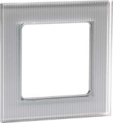 Rahmen 1-fach gerillt alu waage/senkrecht D 20.571.53.70 