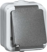 SCHUKO-Steckdose 1-fach gr 16A 250V 2-pol. D 6620 WAB SI 