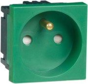 Export-EB-Steckd.1-fach gn 10/16A 250V 2-pol. B 6271.42 EMS SI 