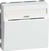 Hotel-Card-Schalter ws 1-pol.Beschriftung D 80.556 HC GLK W 