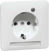 Steckdose ws Schuko D 80.6611 GLK NA W 