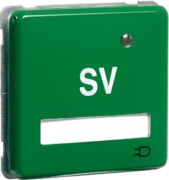 Steckdose SCHUKO KD, LED, SV, grün D80651142KWULED4NASV 