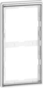 Rahmen 2-fach alu chr waage/senkrecht D 95.572.70.60 