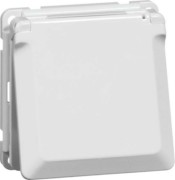 SCHUKO-Steckdose rws 16A 250V Abdeckung D 6711.02 K SI 