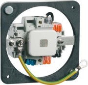 Druckschalter-Einsatz 10A 250V Univ.Sch. D 326 ES GLK WE 