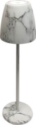 Megatron LED-AKKU Tischleuchte 827 Marble WH MT68056 