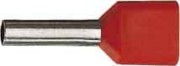 Aderendhülse 2x1 Länge 18 iso. rot 871/18 
