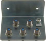 Erdungsblock für 5 HF-Kabel ERD5 