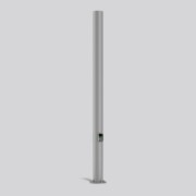 RZB Mast mit Wallbox 2x22kW, silber 811184 