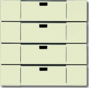 Bedienelement 4-fach savanne/elfenbeinws 6733-82 