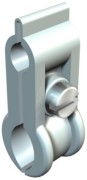 ISO-Spanndrahtschelle grau 4024 16-23 