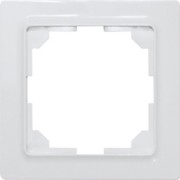 Universalrahmen 1-fach 55x55mm rws/glänz R1UE55-wg 