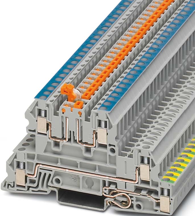 Installationsetagenklemme 0,2-4qmm 5,2mm gr UTI 2,5-PE/L/NTB 
