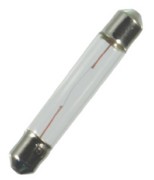 Scharnberger+Hasenbein Soffittenlampe 6x39mm S5,5 24V 3W 29915 