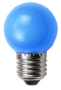 Scharnberger+Hasenbein LED-Leuchtmittel 45x72mm E27 230VAC blau 125° 30277 