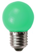 Scharnberger+Hasenbein LED-Leuchtmittel 45x72mm E27 230VAC grün 125° 30278 
