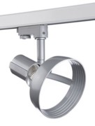 Scharnberger+Hasenbein 3Phasen-Lampenträger E27/PAR30 silber 34717 