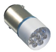 Scharnberger+Hasenbein Cluster LED 16x38mm Ba15d 230VAC/DC rot 35480 