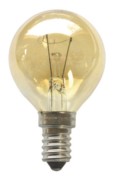 Scharnberger+Hasenbein Tropfenlampe 45x75mm E14 230V 25W go-gelü 40688 