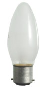 Scharnberger+Hasenbein Kerzenlampe 35x100mm B22d 230V 25W matt 40859 