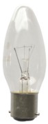 Scharnberger+Hasenbein Kerzenlampe 35x100mm B22d 230V 40W klar 40861 