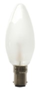 Scharnberger+Hasenbein Kerzenlampe 35x100mm BA15d 240V 60W matt 40877 