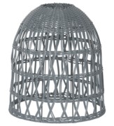 Scharnberger+Hasenbein Rattan-Leuchtenschirm grau 88188 