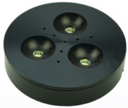 Scharnberger+Hasenbein LED-Aufbaustrahler 12V/DC 3000K 125°sw 90071 