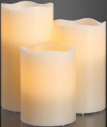 LED-Wachskerzen-Set ws 3er RGB 571950 3-Set 