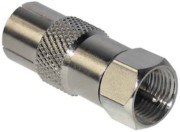 Metall-Adapter F-Stecker/IEC-Buchse FI 01 