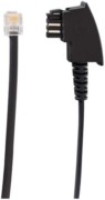Adapterkabel TAE/UAE 0,5m sw line21-Adap 