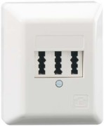 Anschlußdose TAE 3x6NFN Ap rw 
