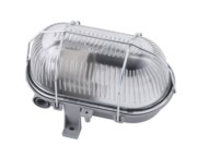 Megatron Ovalleuchte IP44 E27 grau MT69062 