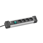 Steckdosenleiste 4f. mit Wippschalter 330.100F 