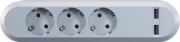 USB SMART Steckdosenleiste 2-fach Charger 381.801 