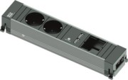 Steckdoseneinheit Confer. 2xSchutzk.1xUSB,1xCM 909.0056 