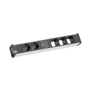 Steckdoseneinheit sw 2xSchutzk.1xUSB3xABD 912.0168 